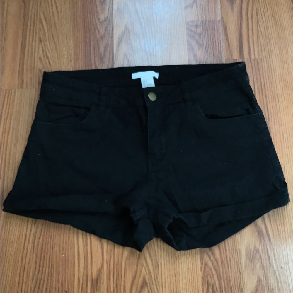 Black shorts