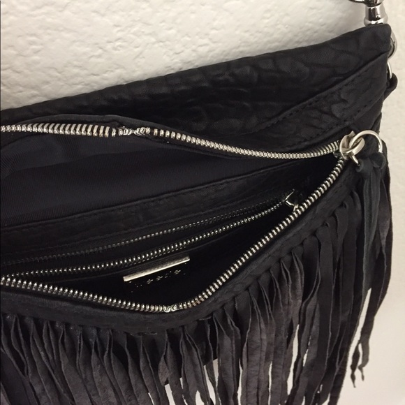 TREESJE Fringe Tassel Crossbody Boho Grunge Bag - Picture 6 of 8