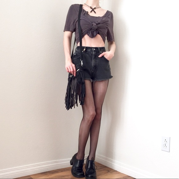 TREESJE Fringe Tassel Crossbody Boho Grunge Bag - Picture 8 of 8