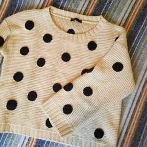 Dotted loose fit sweater