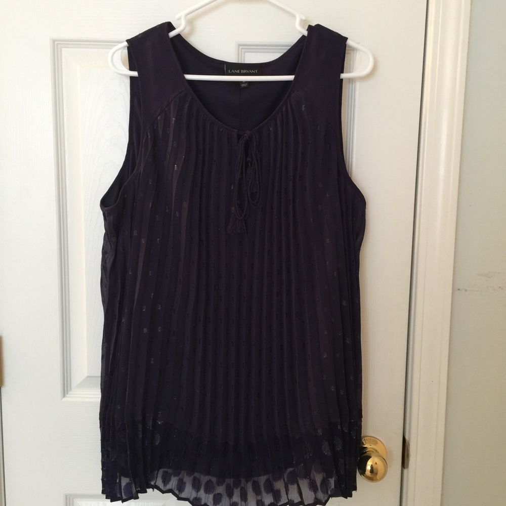 Polka Dot Sleeveless Top