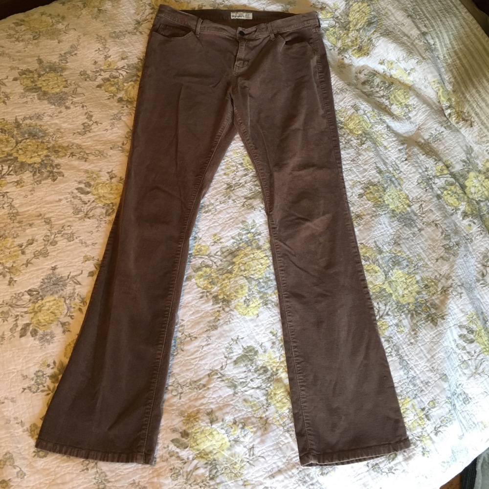 Tall brown cords