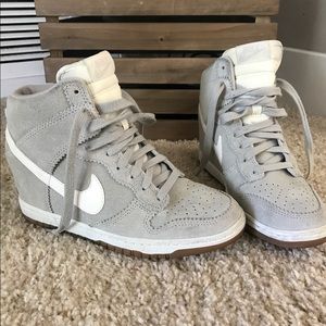 Nike Trainers Dunk Sky Hi Hidden Wedged Shoe