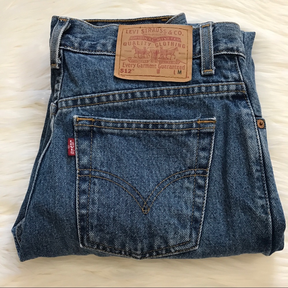 Vintage 512 Levi's Jeans Straight Leg Slim Fit