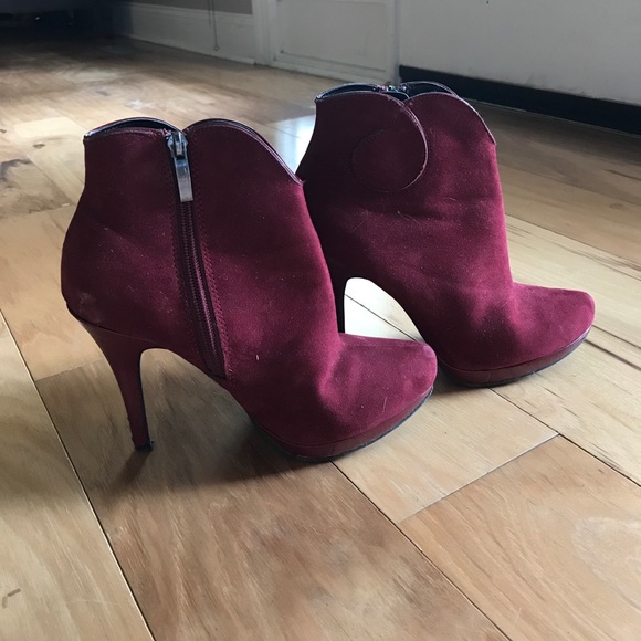 limelight Shoes - Red boot heels