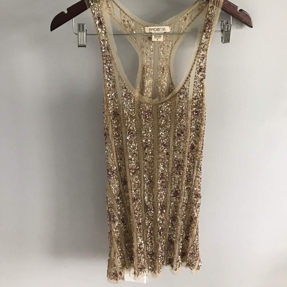 Gold beaded tunic