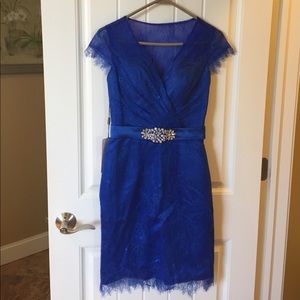 Cocktail dress, royal blue, size 4