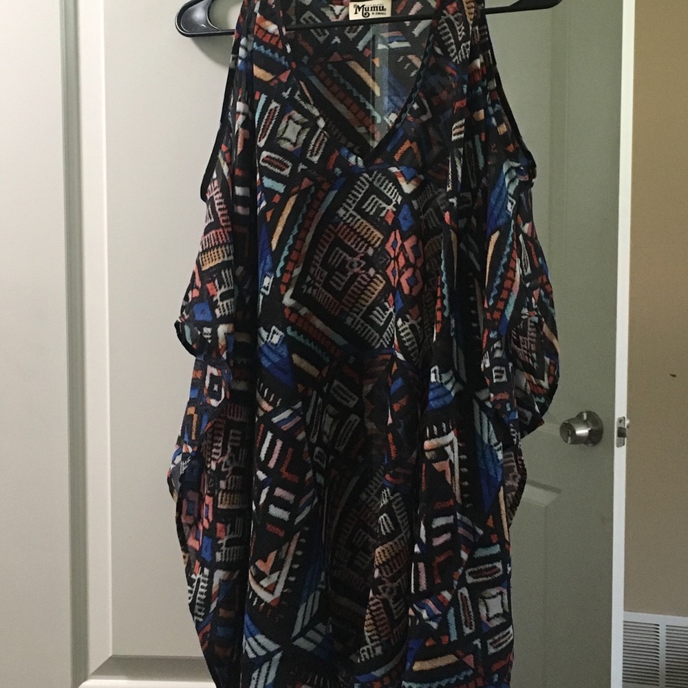 SHOW ME YOUR MUMU Peta-Boo tunic. Size XS.