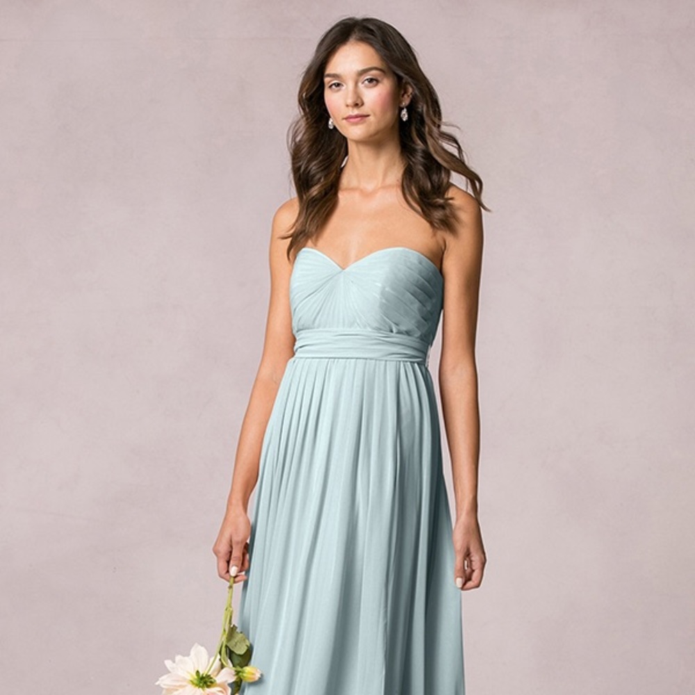 Jenny Yoo Mira bridesmaid dress in ciel blue sz 4