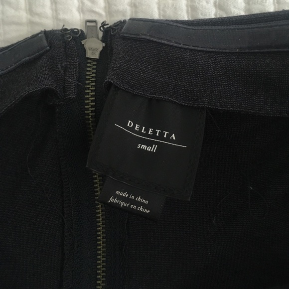 Deletta Strapless Blue & White Floral Dress - Picture 5 of 6