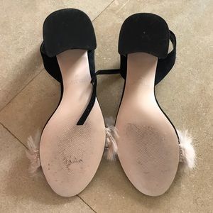 Zara Shoes - Zara fur heels Zara Shoes - Zara fur heels