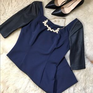 Black Halo Navy Blue dress