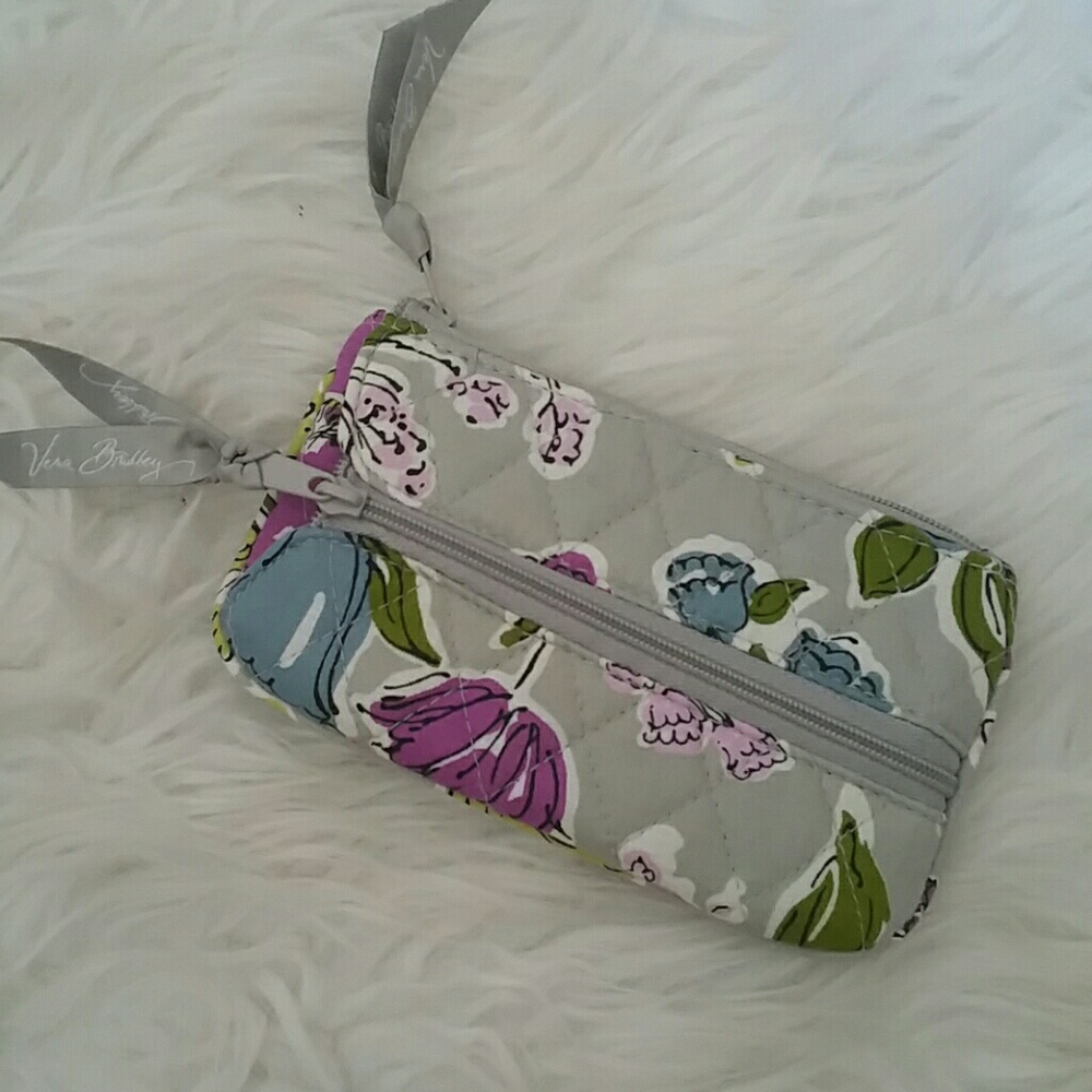 Vera Bradley Watercolor coin and key wallet