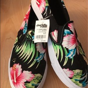 Hawaiian pattern shoes