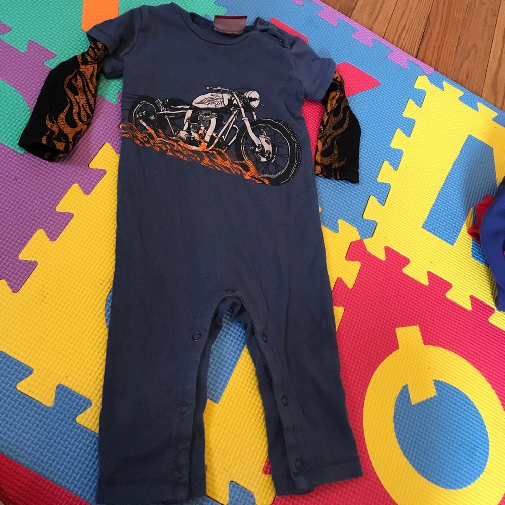 Hot rod onesie