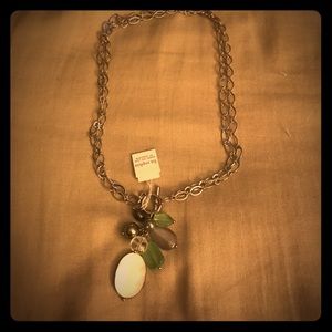 Lia Sophia necklace w cute baubles, never worn