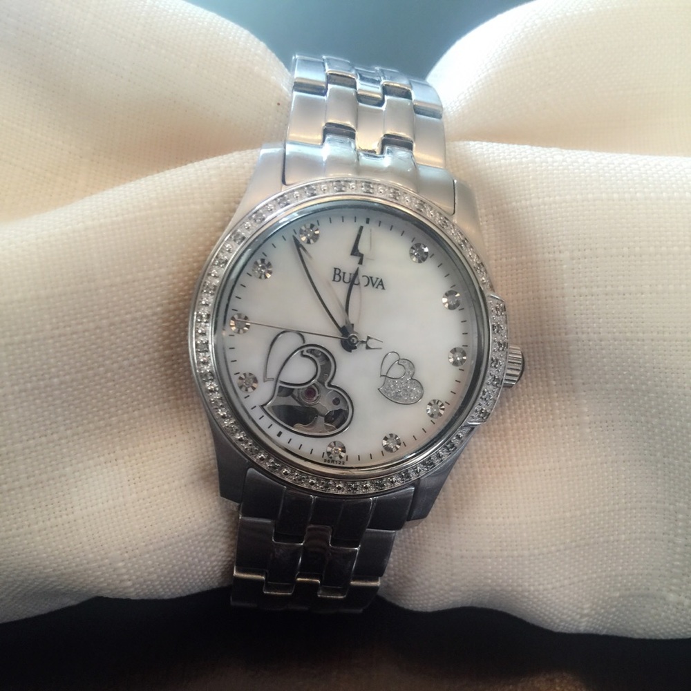 Bulova Diamond Accented Automatic Watch