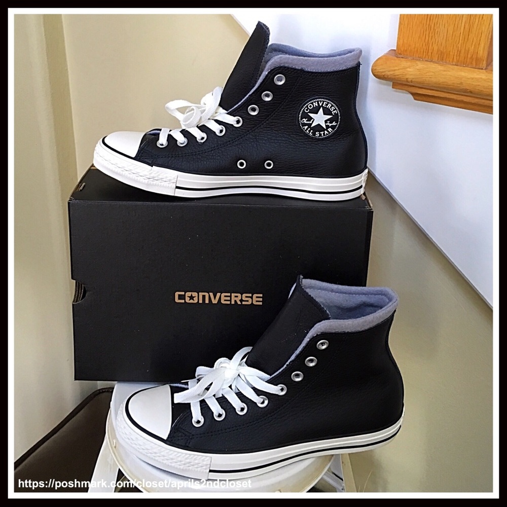 ❌SOLD❌SOLD❌CONVERSE LEATHER High Tops - Picture 2 of 7