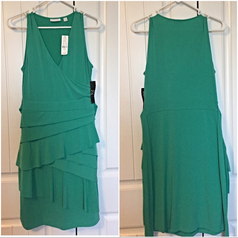 NWT. New York & Co Green Dress
