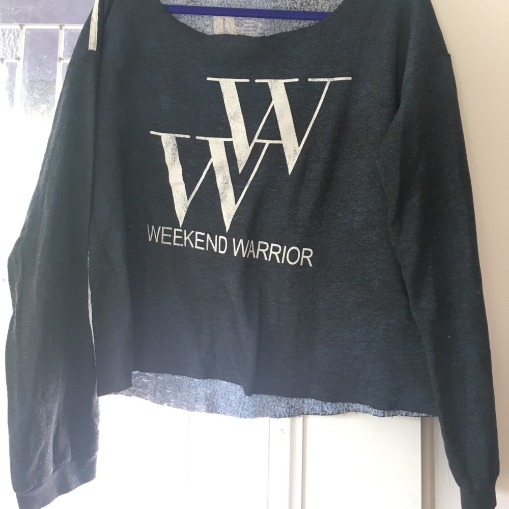 Rebel Yell Beautiful Blue pullover sweatshirt m