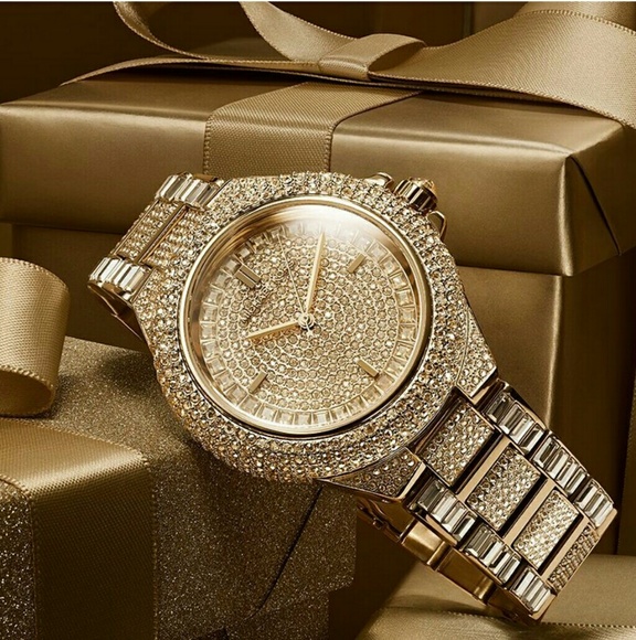 (1 LEFT IN STOCK)Michael Kors gold Crystal watch