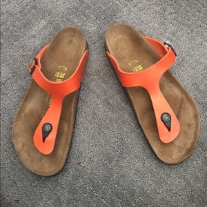 Orange Birkenstock