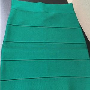 Women's New Emerald Green BCBG Bandage Mini, XS