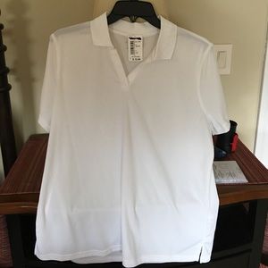 White polo shirt