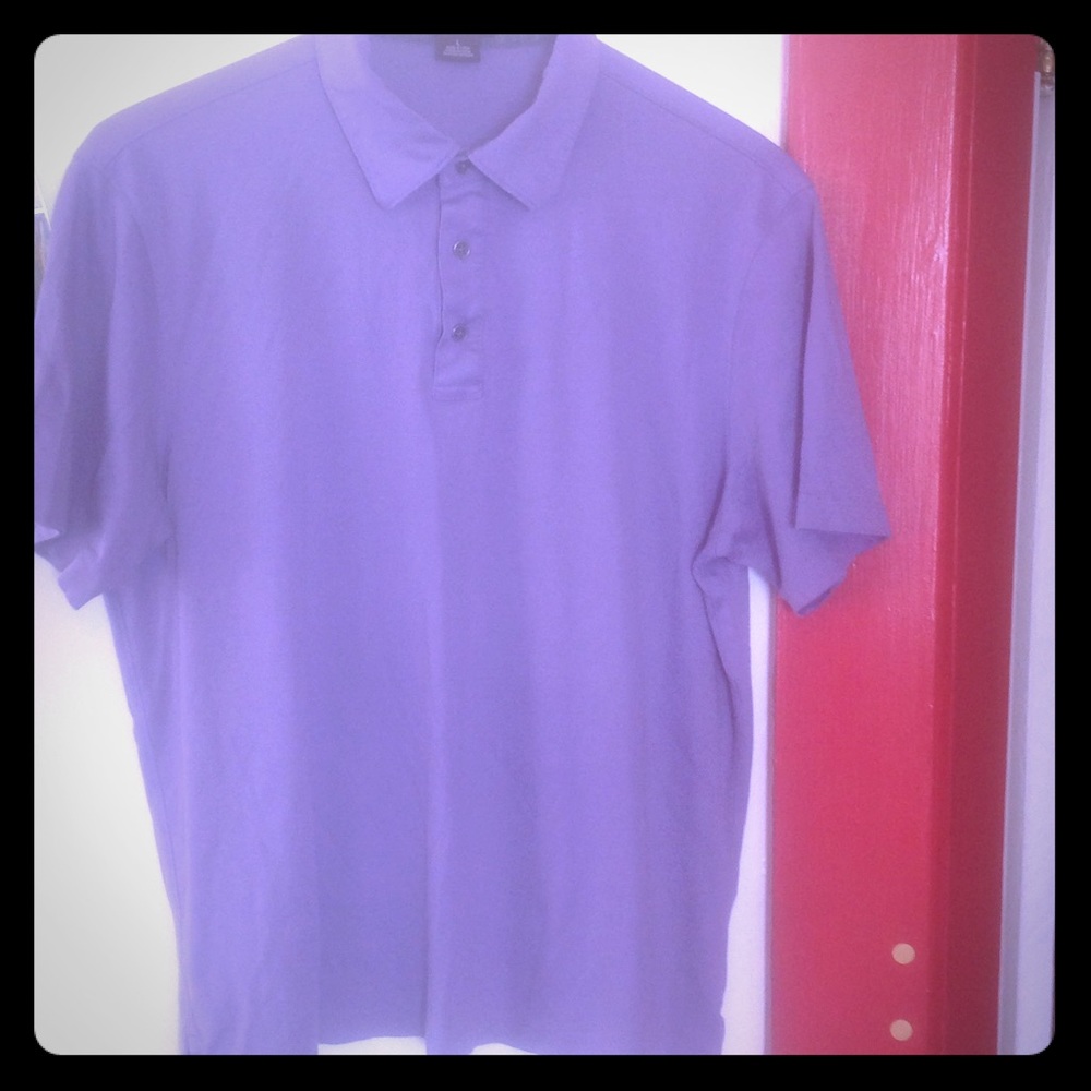 Men's Michael Kors large purple polo shirt