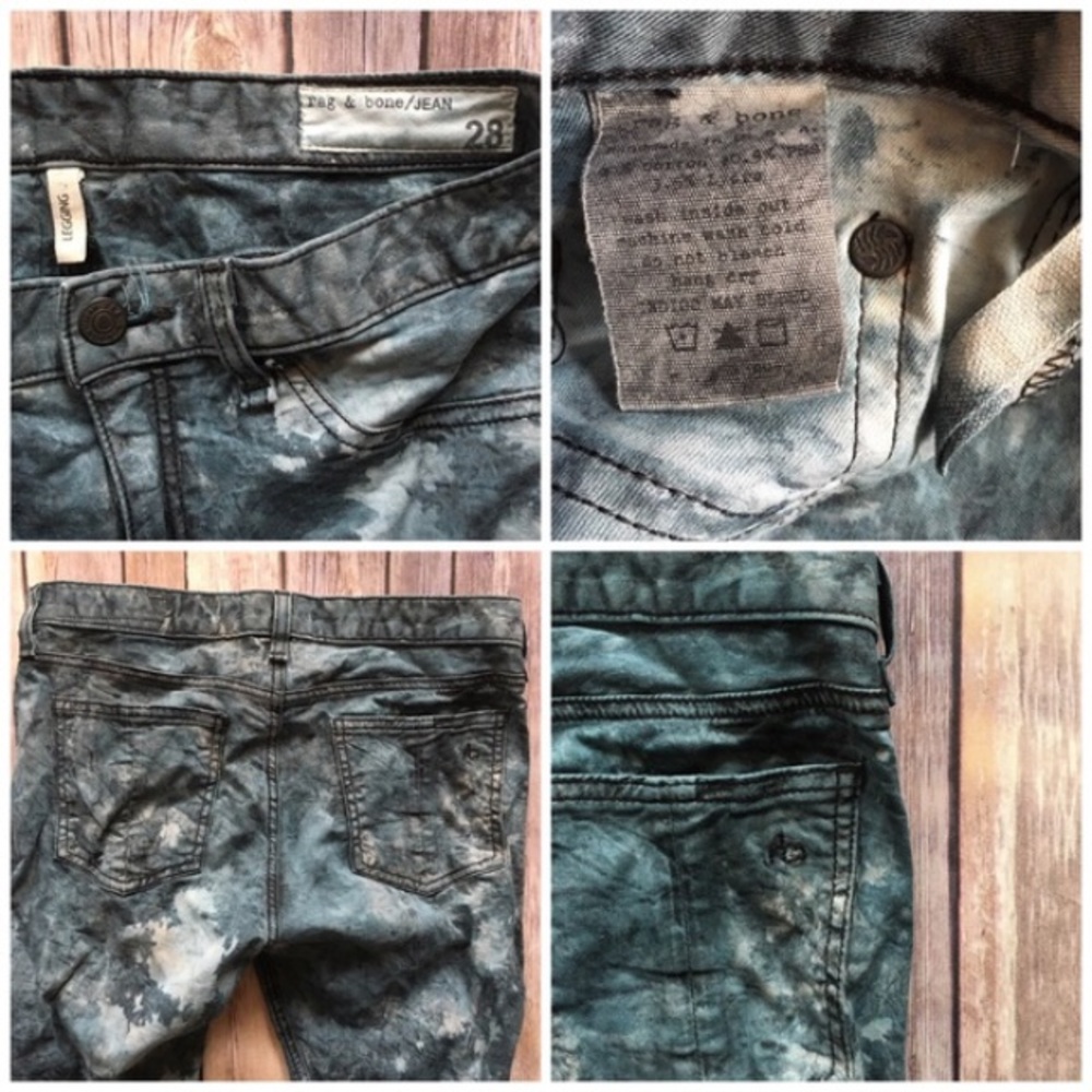 🎉HostPick🎉Rag & bone tie dye camo jeans - Picture 2 of 6