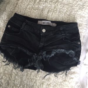 Brandy Melville Black Jean Shorts
