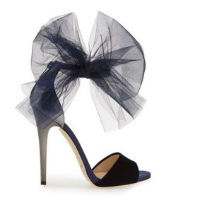 NWT! Authentic Jimmy Choo Lilyth Sandal in Navy