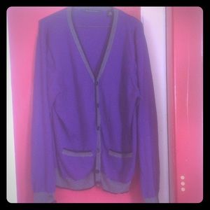 Men's XXL Sean John purple cardigan sweater
