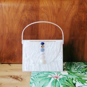 HANDMADE- Pearl Wave "Pearl Shell Hand Bag"