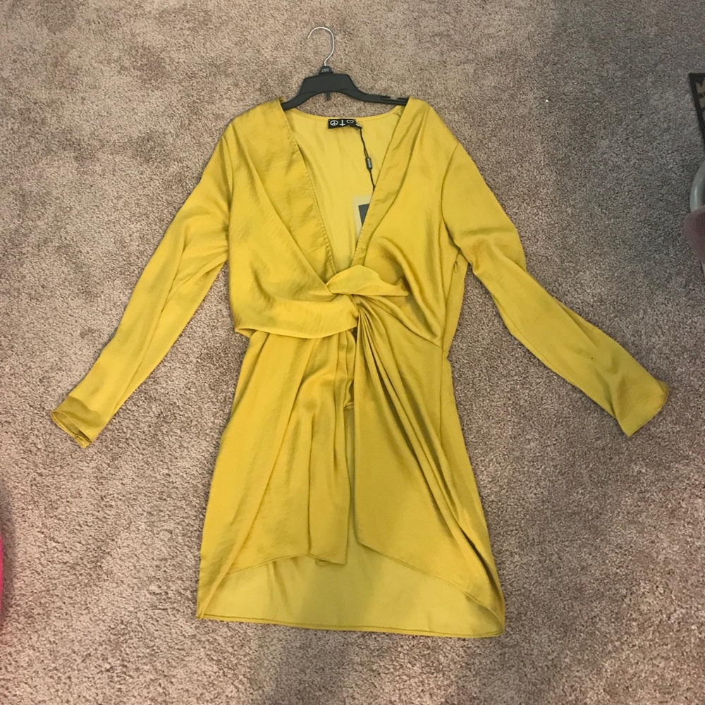 Silk dress from Missguided