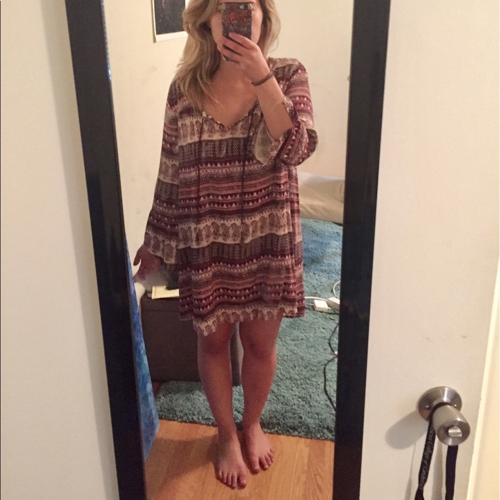 Boho Patterned Dress