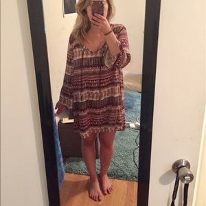 Boho Patterned Dress