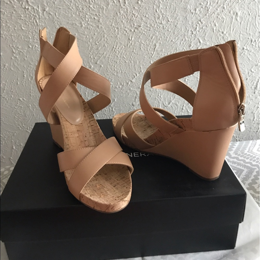 BCBG Nude Sandals