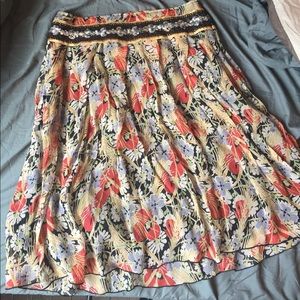 Floral Free People Skirt