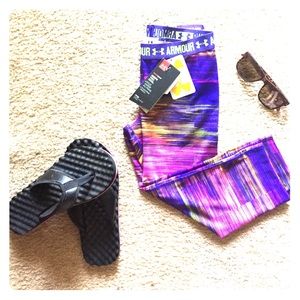 Under armor heat gear girls' capris