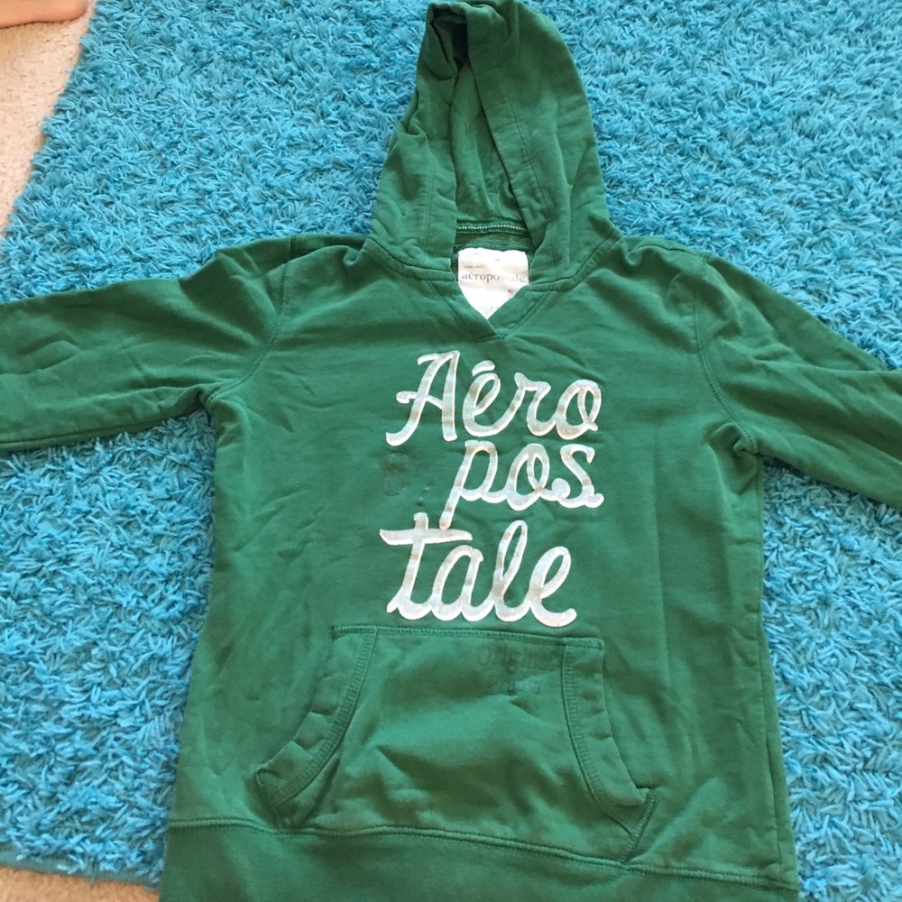 Green Aeropostale sweatshirt.