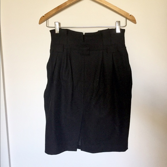 High Waisted Wool Skirt - Picture 2 of 4