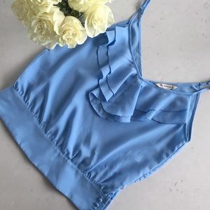 💙LAST CHANCE💙BCBG Ruffle Tank