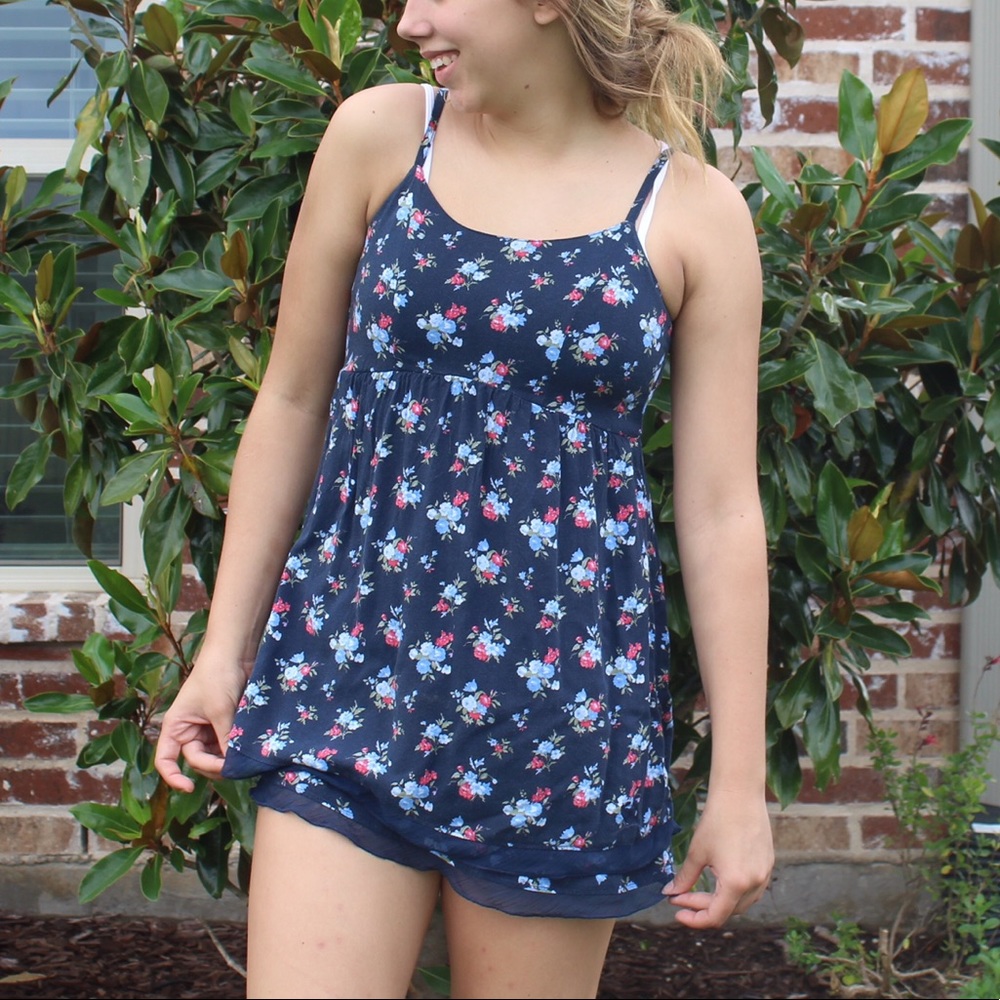 abercrombie flower dress
