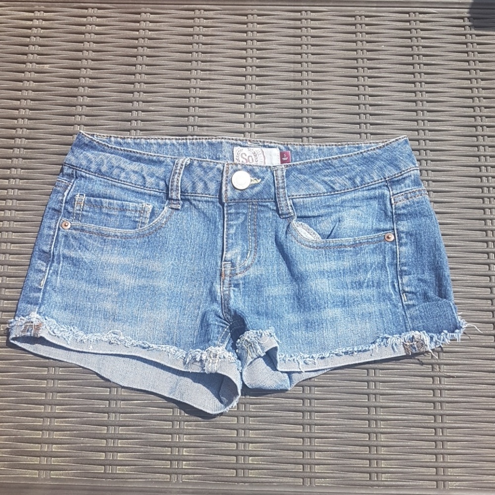 Dark Wash Jean Shorts