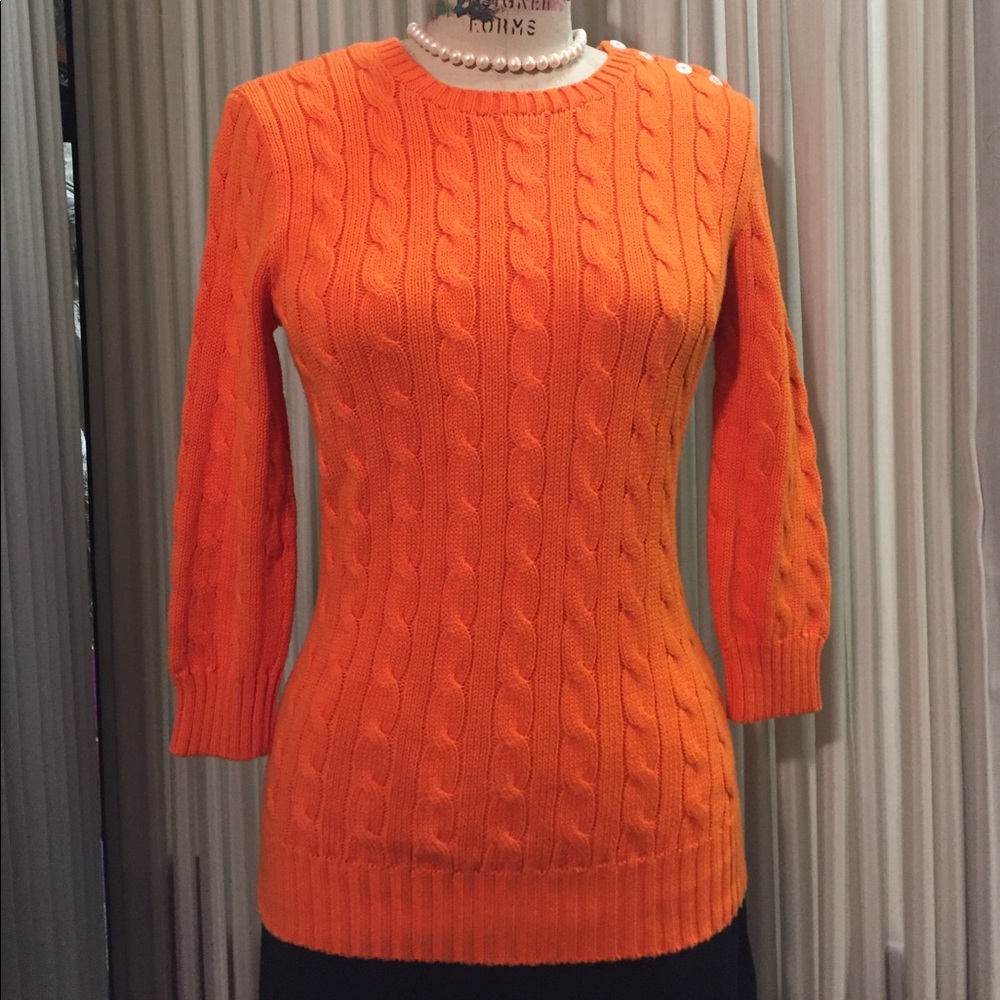 Rugby Cable Knit Sweater