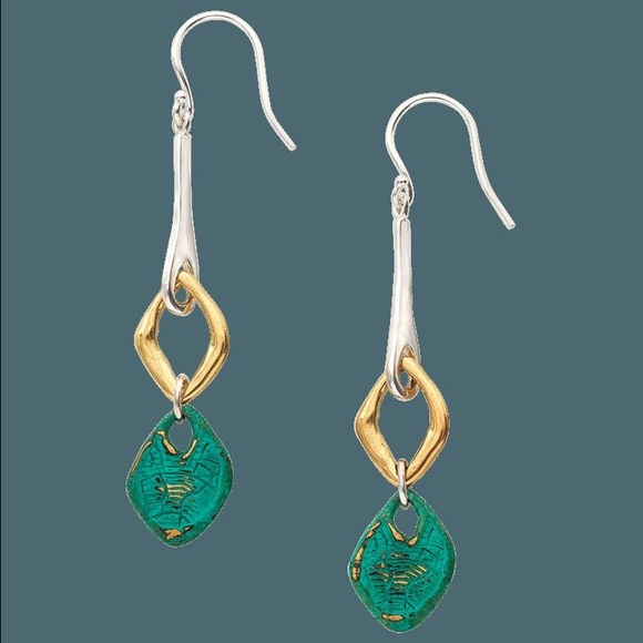 FINAL SET Fresco Earrings & Necklace 💚nib - Picture 2 of 4