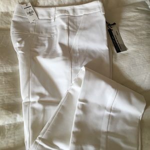 White dressy ankle pants