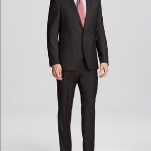Hugo Boss Charcoal Gray Huge 4/Genius 3 Suit