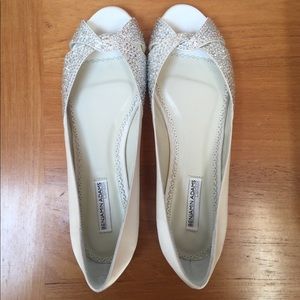 Benjamin Adams jeweled flats size 8 1/2